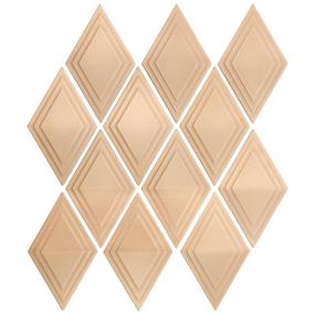 Mosaic Champagne Gold Satin Beige/Tan Tile