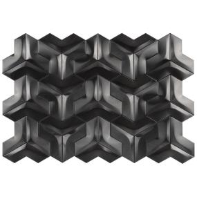 Mosaic Gun Metal Black Tile