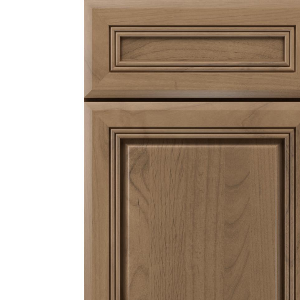 5 Piece Buckskin Medium Finish 5 Piece Cabinets