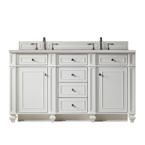 Base with Sink Top Bright White White Vanities