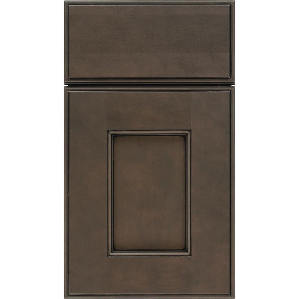 Square Thunder Black Glaze Glaze - Stain Square Cabinets