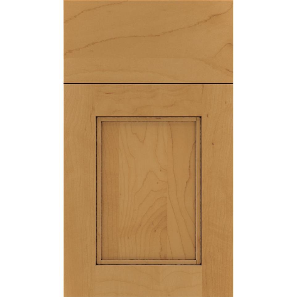 Square Ginger Black Glaze Glaze - Stain Square Cabinets