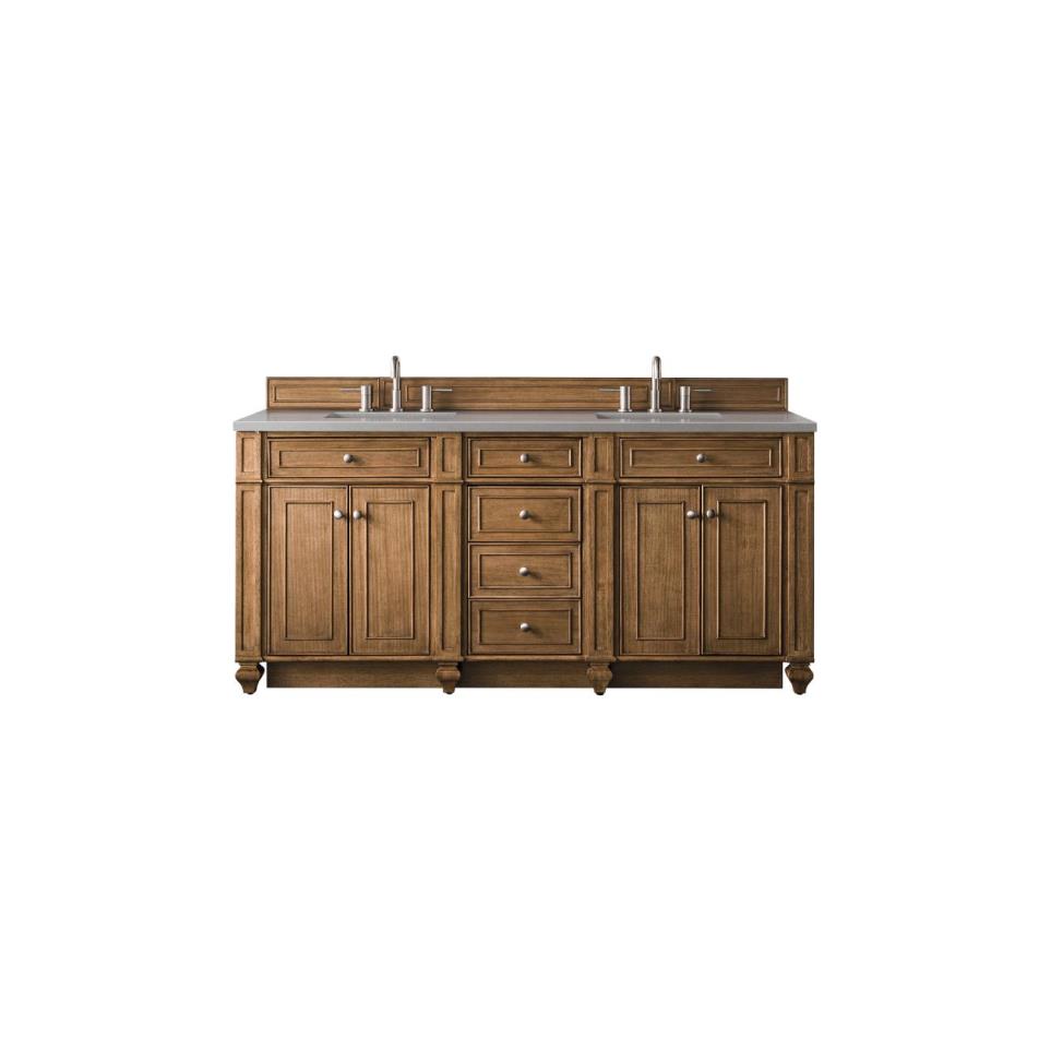 Base with Sink Top Saddle Brown Medium Finish Vanities