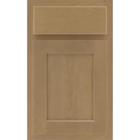 Square Buckskin Medium Finish Square Cabinets