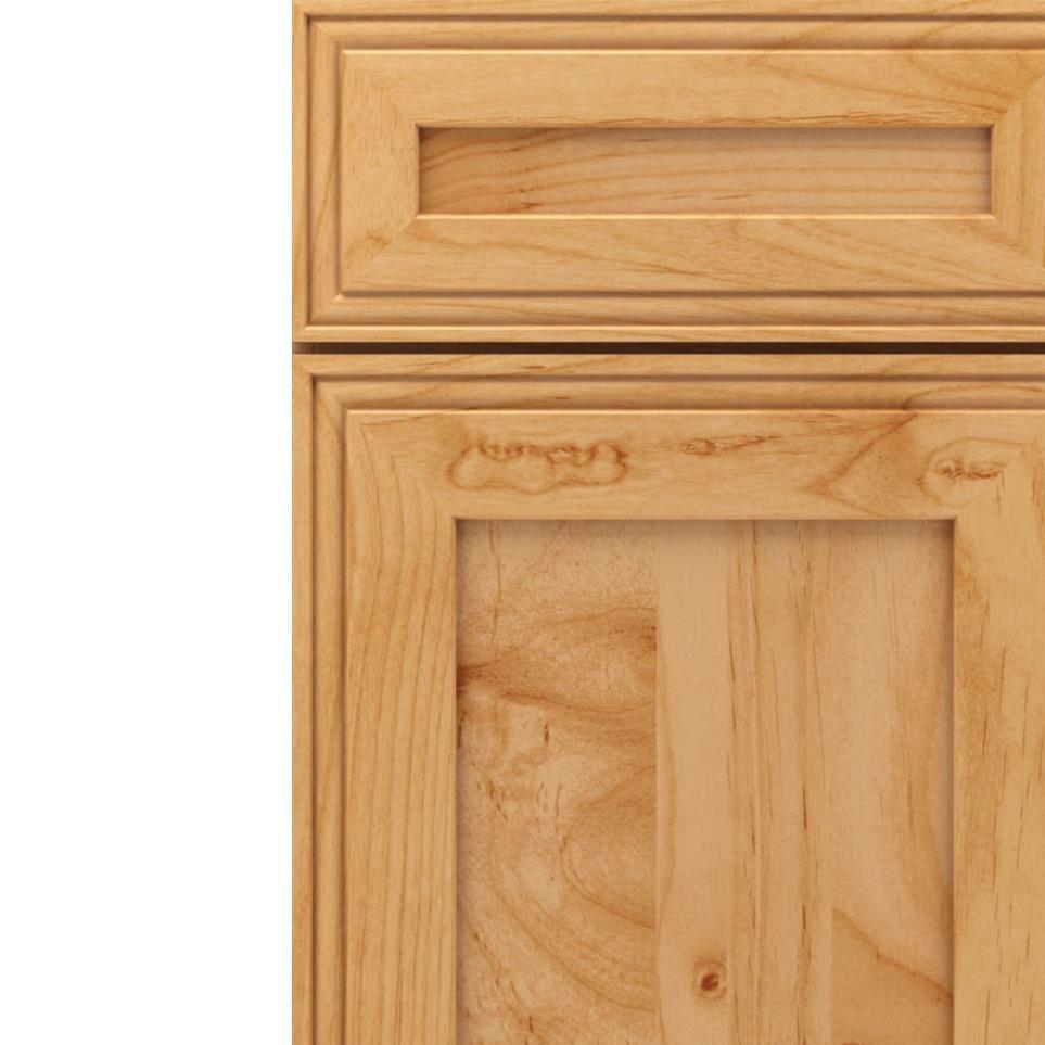 Square Natural Light Finish Square Cabinets