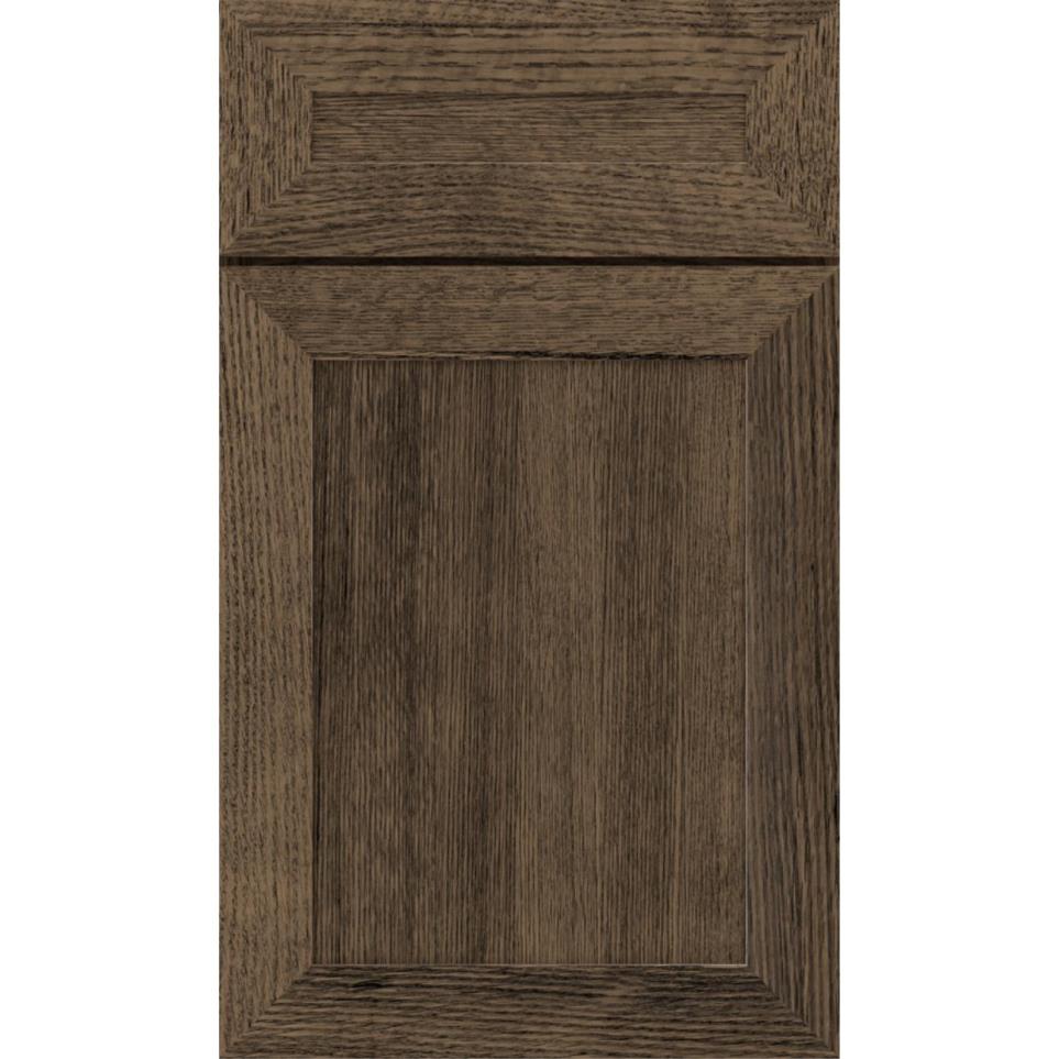 5 Piece Buckskin Roan Dark Finish 5 Piece Cabinets