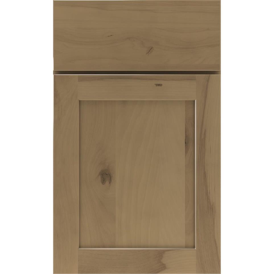 Square Buckskin Medium Finish Square Cabinets