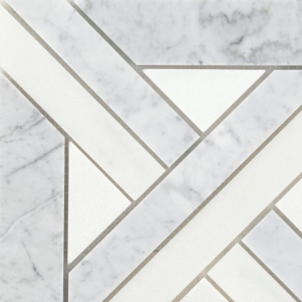 Mosaic Silver White Tile