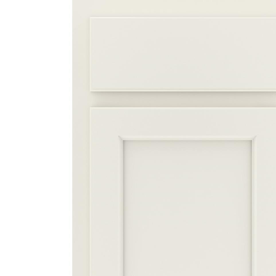 Square Icy Avalanche Paint - White Square Cabinets