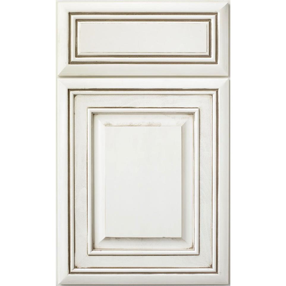 Square Coconut Amaretto Creme Glaze - Paint Square Cabinets