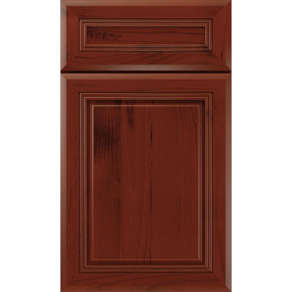 5 Piece Marsala Dark Finish 5 Piece Cabinets