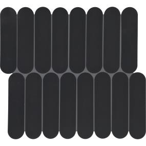 Mosaic Charcoal Matte Black Tile