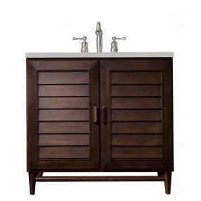 Base with Sink Top Burnished Mahogany Dark Finish Vanities