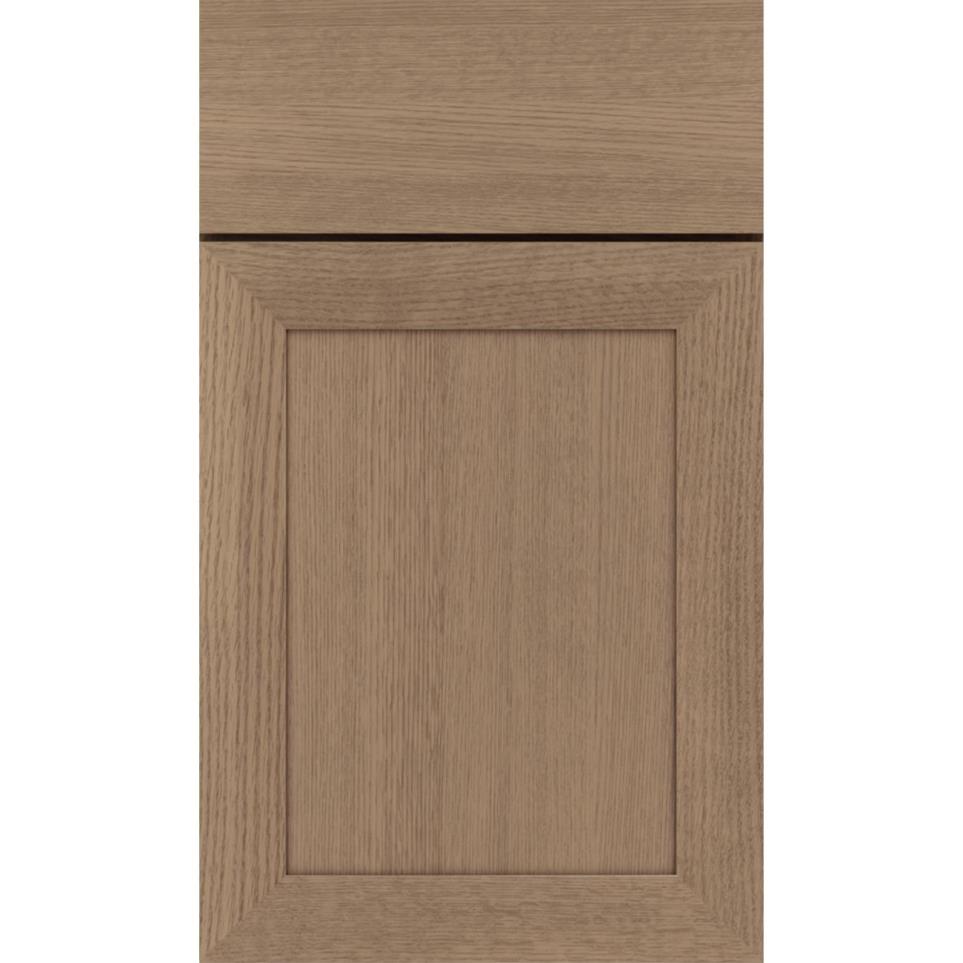 Square Boardwalk Light Finish Square Cabinets