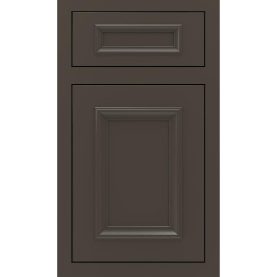 Inset Forest Floor Dark Finish Inset Cabinets