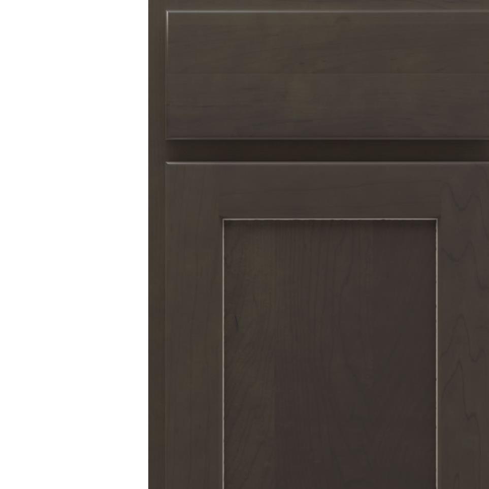 Square Derby Husk Dark Finish Square Cabinets