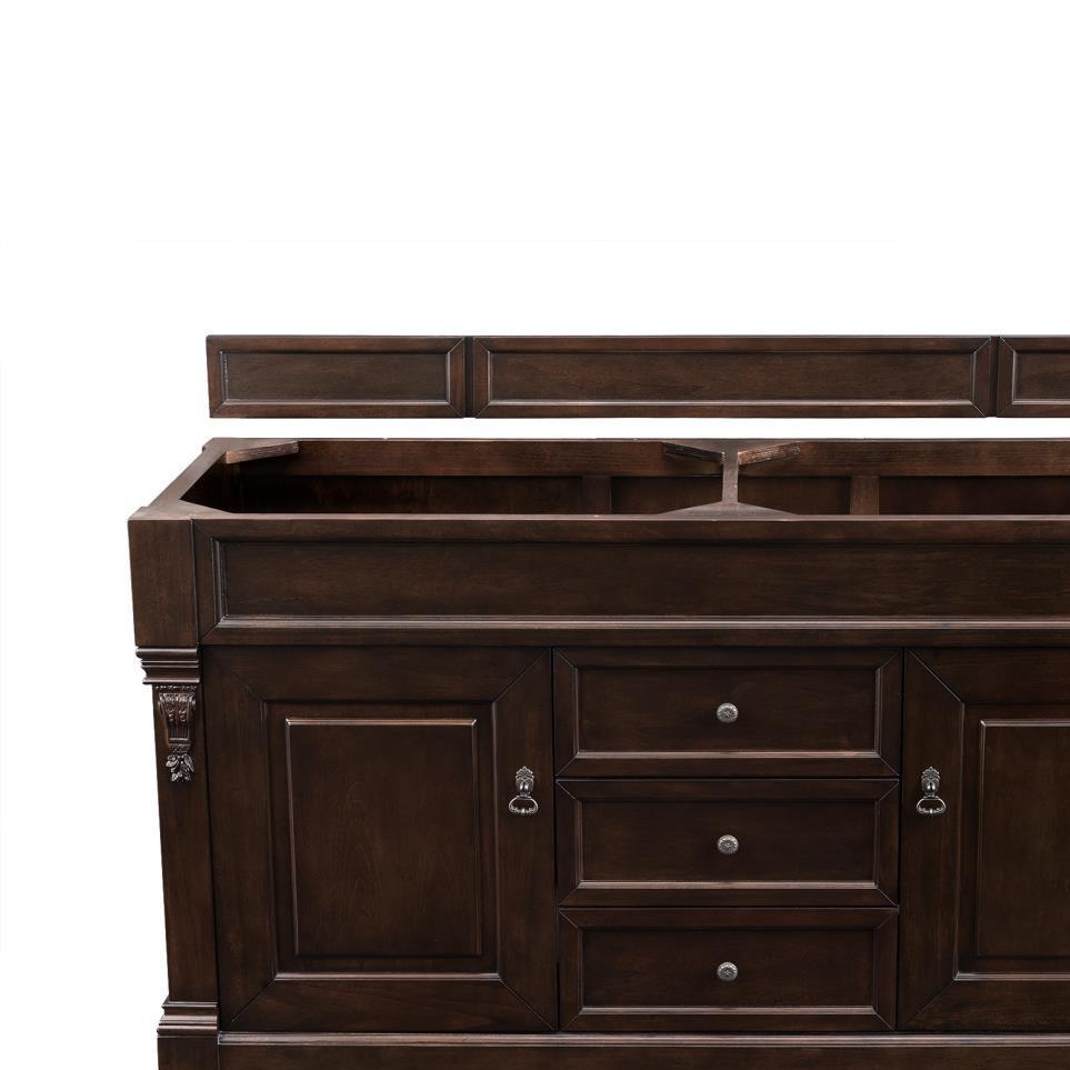 Base with Sink Top Burnished Mahogany Dark Finish Vanities