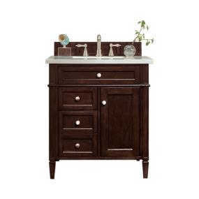 Base with Sink Top Burnished Mahogany Dark Finish Vanities