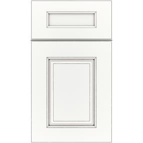 5 Piece Whitecap Black Glaze Glaze - Paint 5 Piece Cabinets