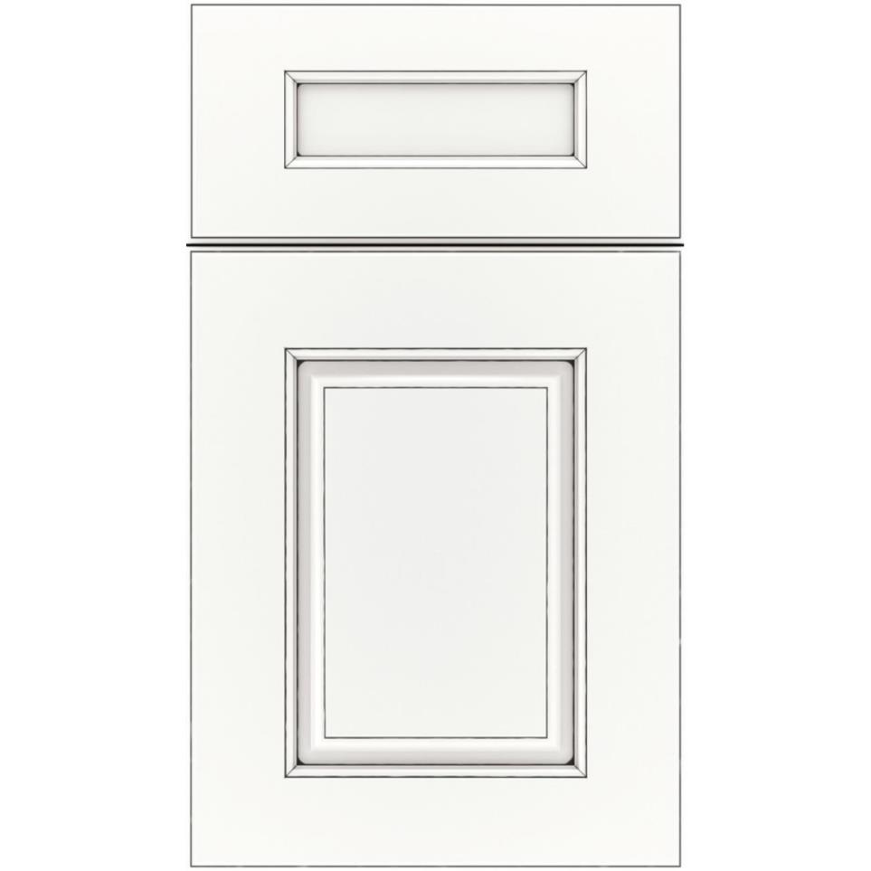 5 Piece Whitecap Black Glaze Glaze - Paint 5 Piece Cabinets