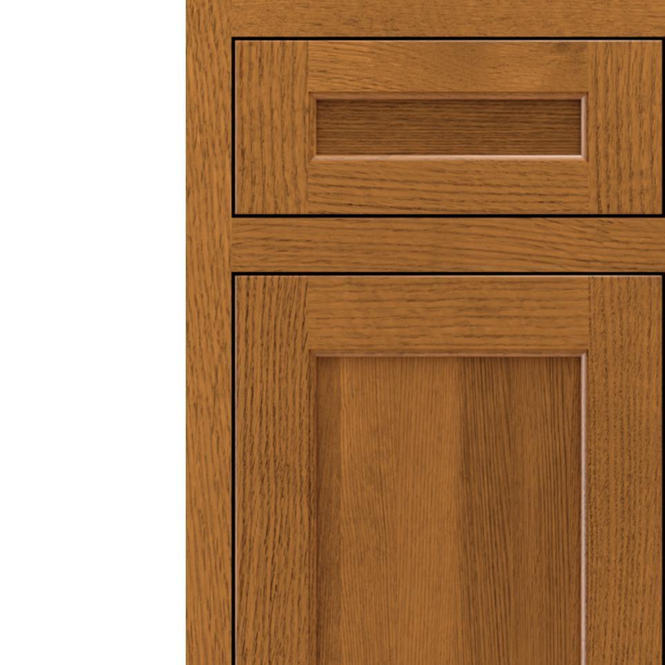 Square Pheasant Light Finish Square Cabinets