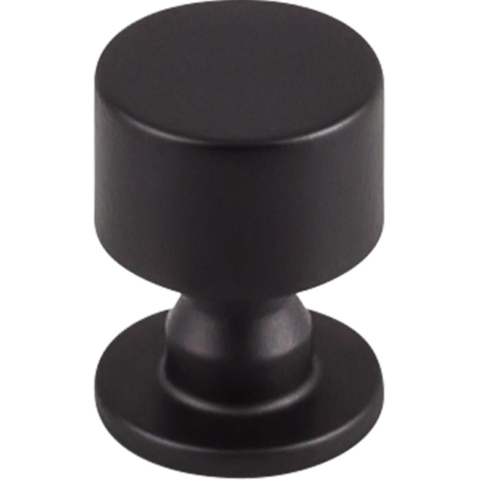 Knob Flat Black Black Knobs