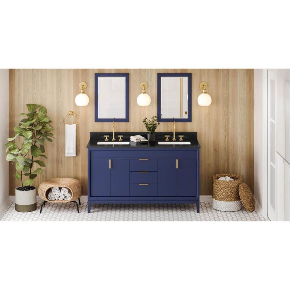 Base with Sink Top Hale Blue Blue / Purple Vanities