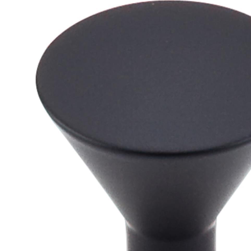 Knob Flat Black Black Knobs