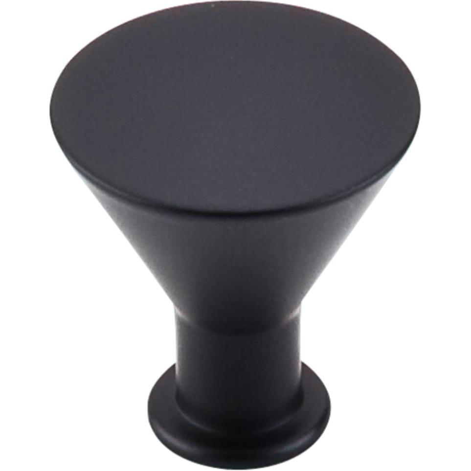 Knob Flat Black Black Knobs