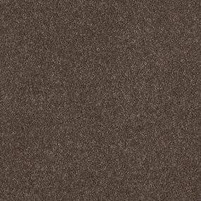 Textured Saxony Mole Brown Carpet