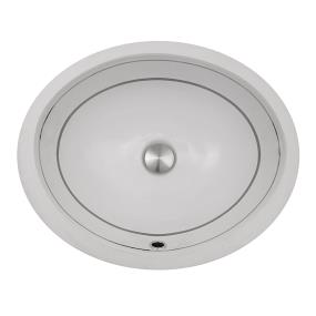 Bath White/Platinum  Bathroom Sinks