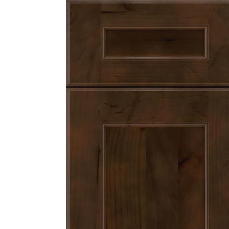 5 Piece Cappuccino Dark Finish 5 Piece Cabinets