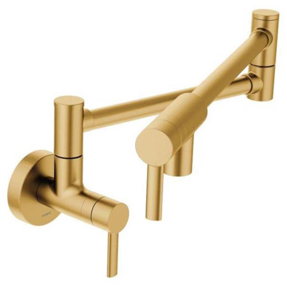 Kitchen Brushed Gold Brass / Gold Faucets