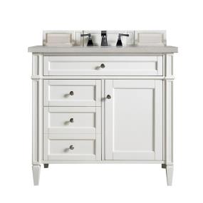 Base with Sink Top Bright White White Vanities