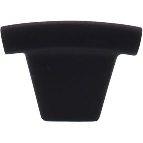 Knob Flat Black Black Knobs