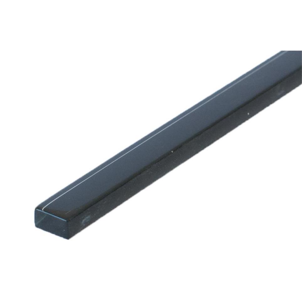 Decoratives and Medallions Black Glass Black Tile