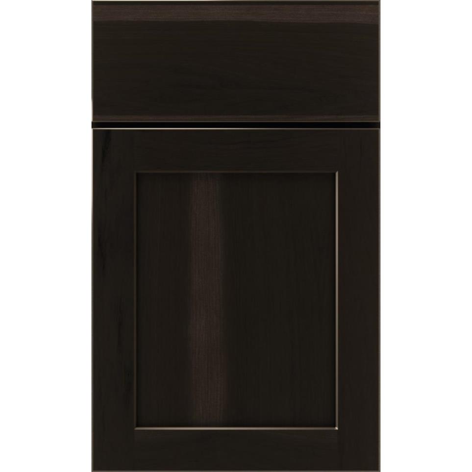 Square Thatch Dark Finish Square Cabinets