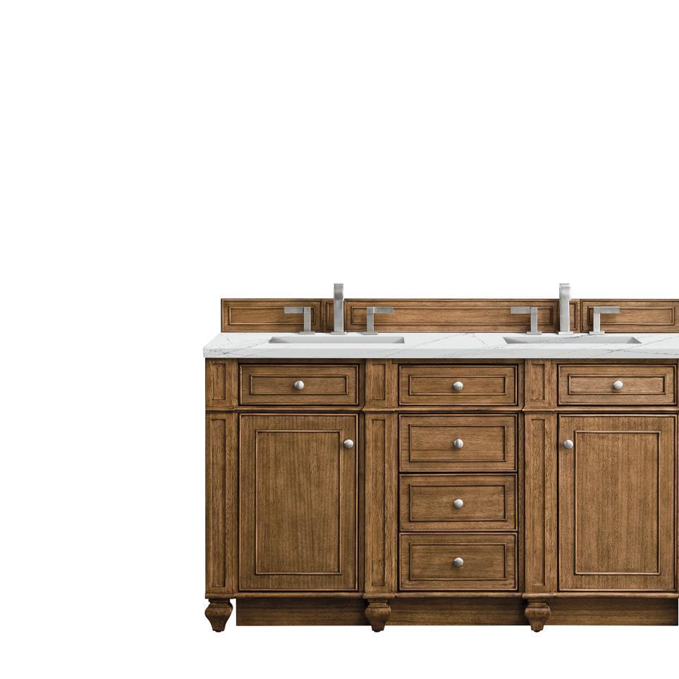 Base with Sink Top Saddle Brown Medium Finish Vanities