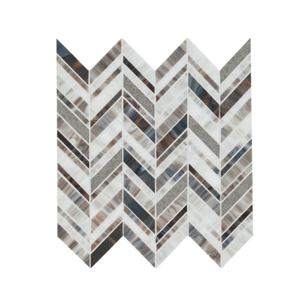 Mosaic Gem Matte Gray Tile