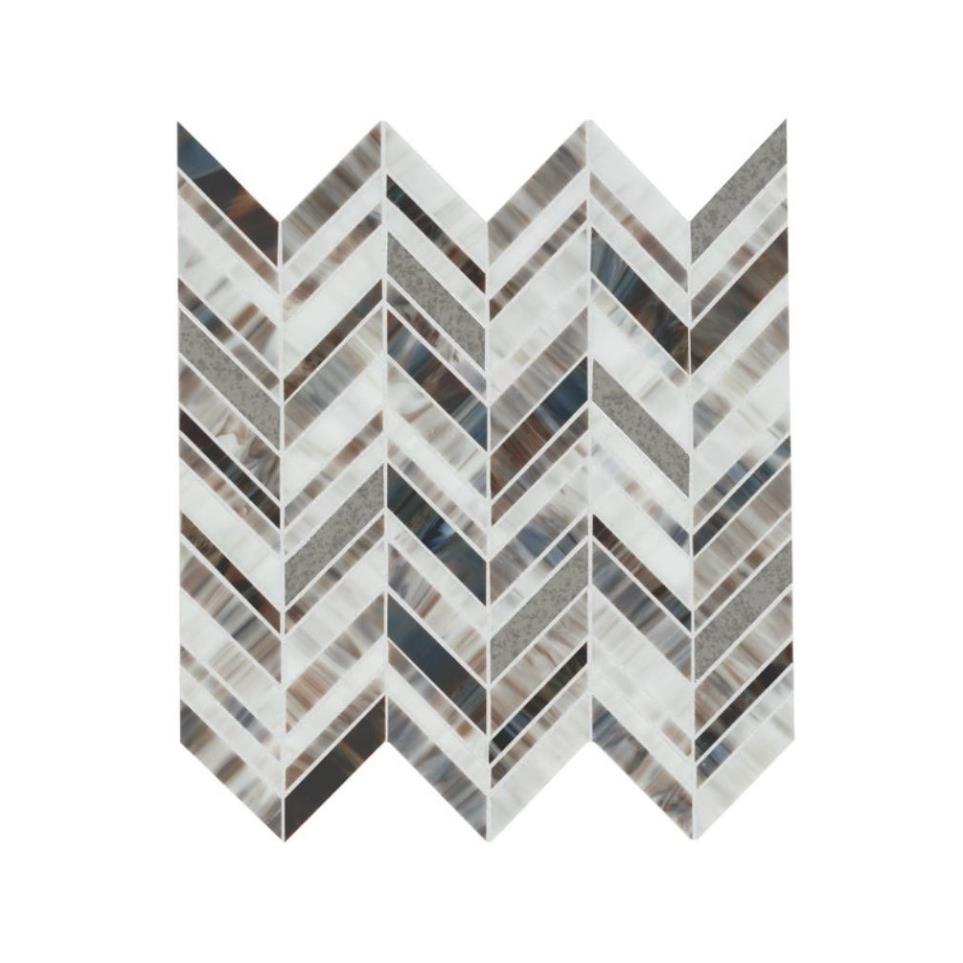 Mosaic Gem Matte Gray Tile