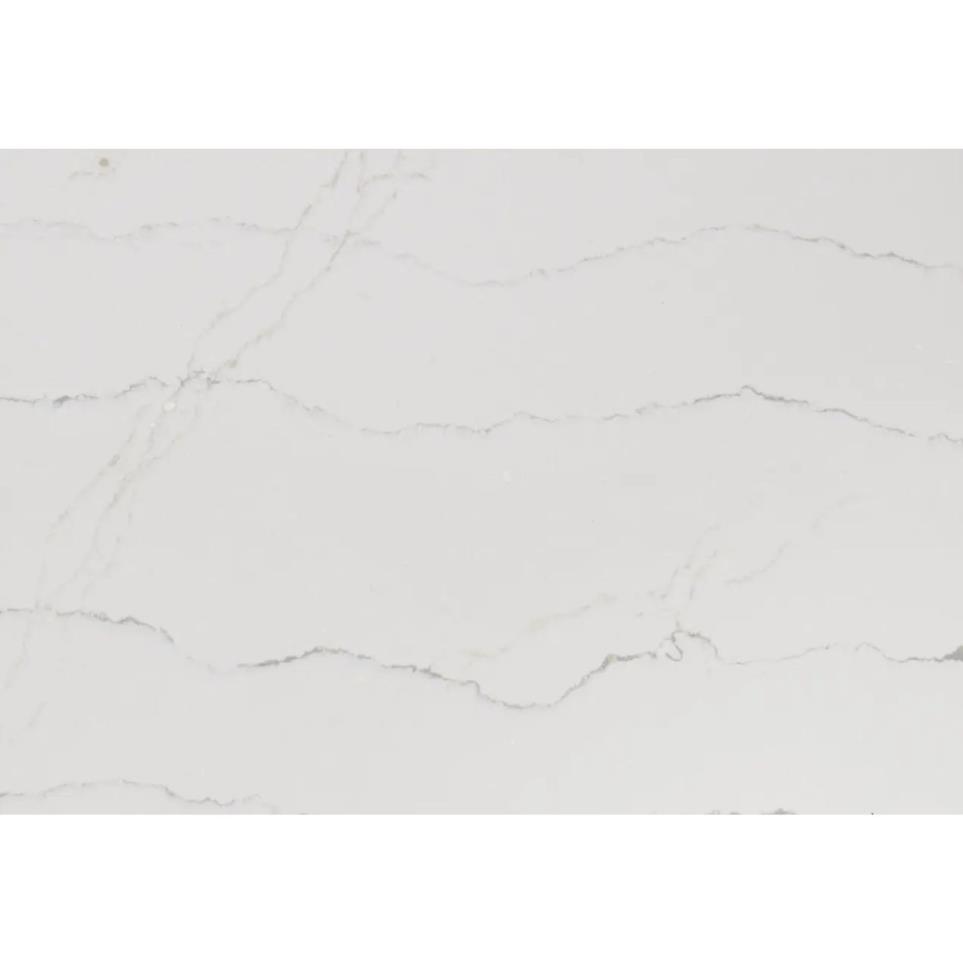 Slab Ella White Quartz Countertops
