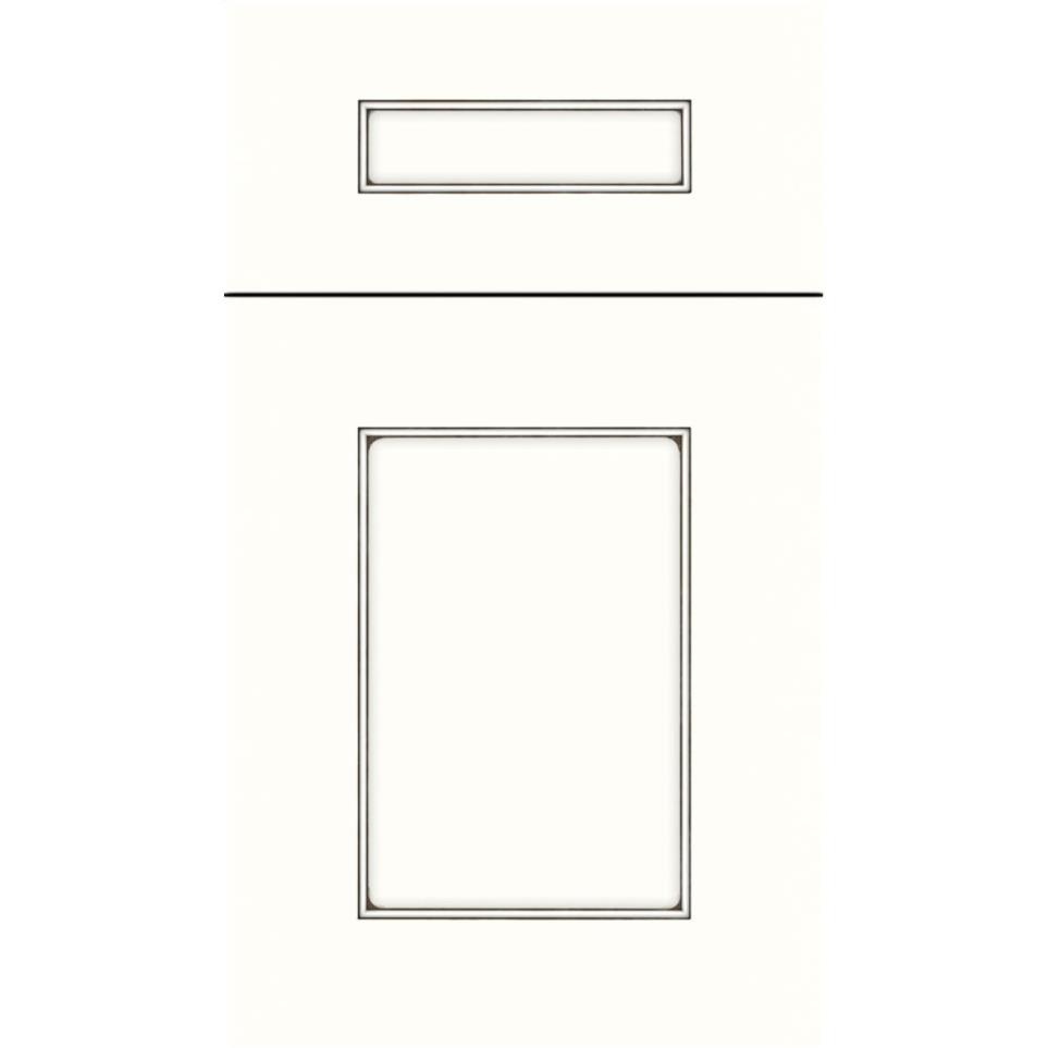 5 Piece Alabaster Smoke Glaze Glaze - Paint 5 Piece Cabinets