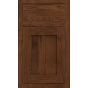 Square Sepia Dark Finish Square Cabinets