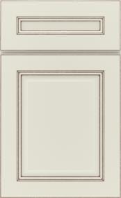5 Piece Icy Avalanche Amaretto Creme Paint - White Cabinets