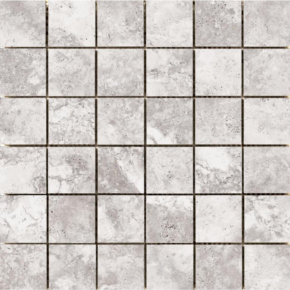 Decoratives and Medallions Ocean White Tile