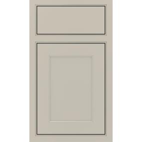 Square Beaded Mindful Gray Paint - Grey Square Cabinets