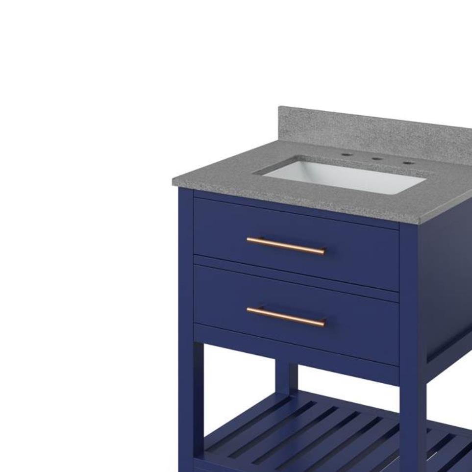 Base with Sink Top Hale Blue Blue / Purple Vanities