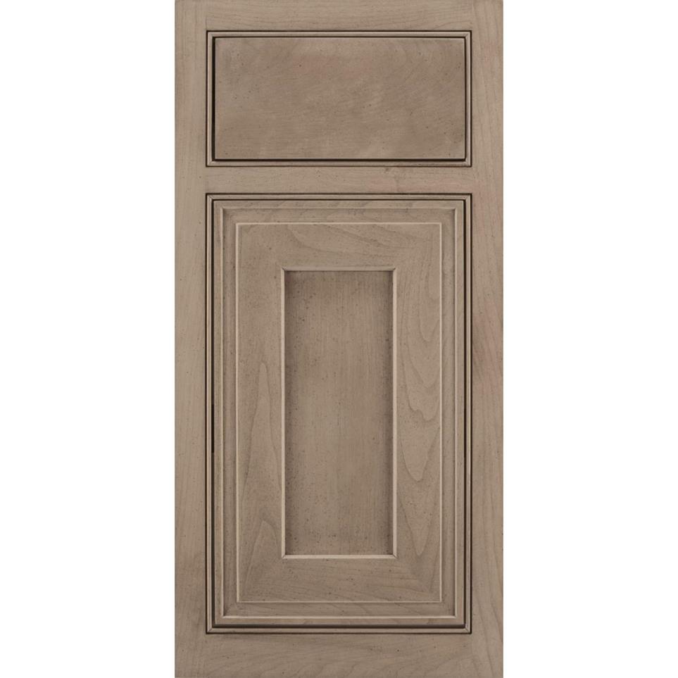 Square Pumice Light Finish Square Cabinets