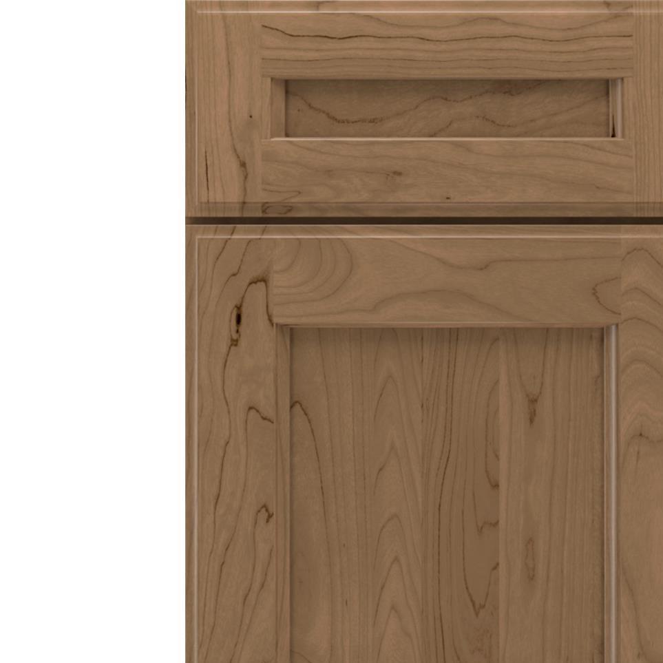 Square Gunny Medium Finish Square Cabinets