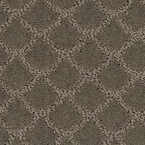 Pattern Heavy Metal Brown Carpet